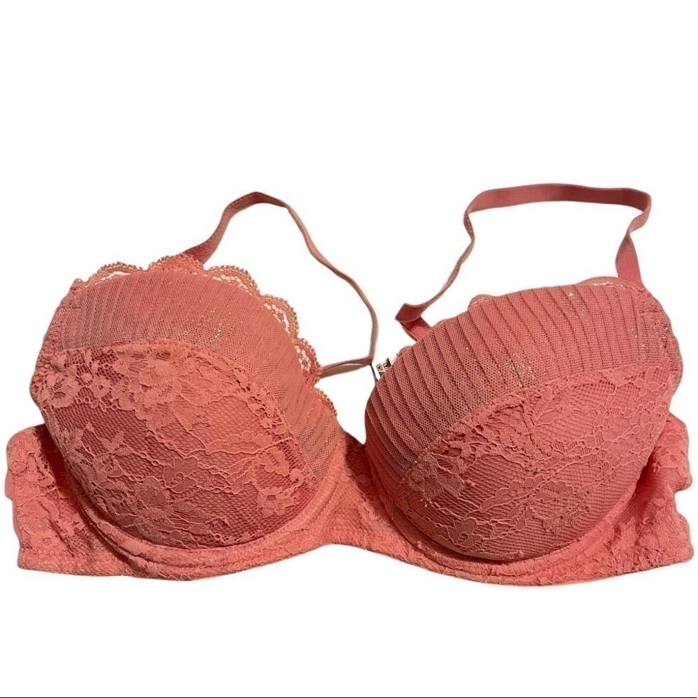VICTORIAS SECRET Dream Angels Lined Demi Lace Underwire Bra